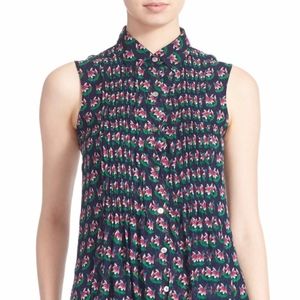 DVF 100% Silk top NWOT